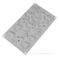 3D Christmas Fondant Molds Silicone Candy